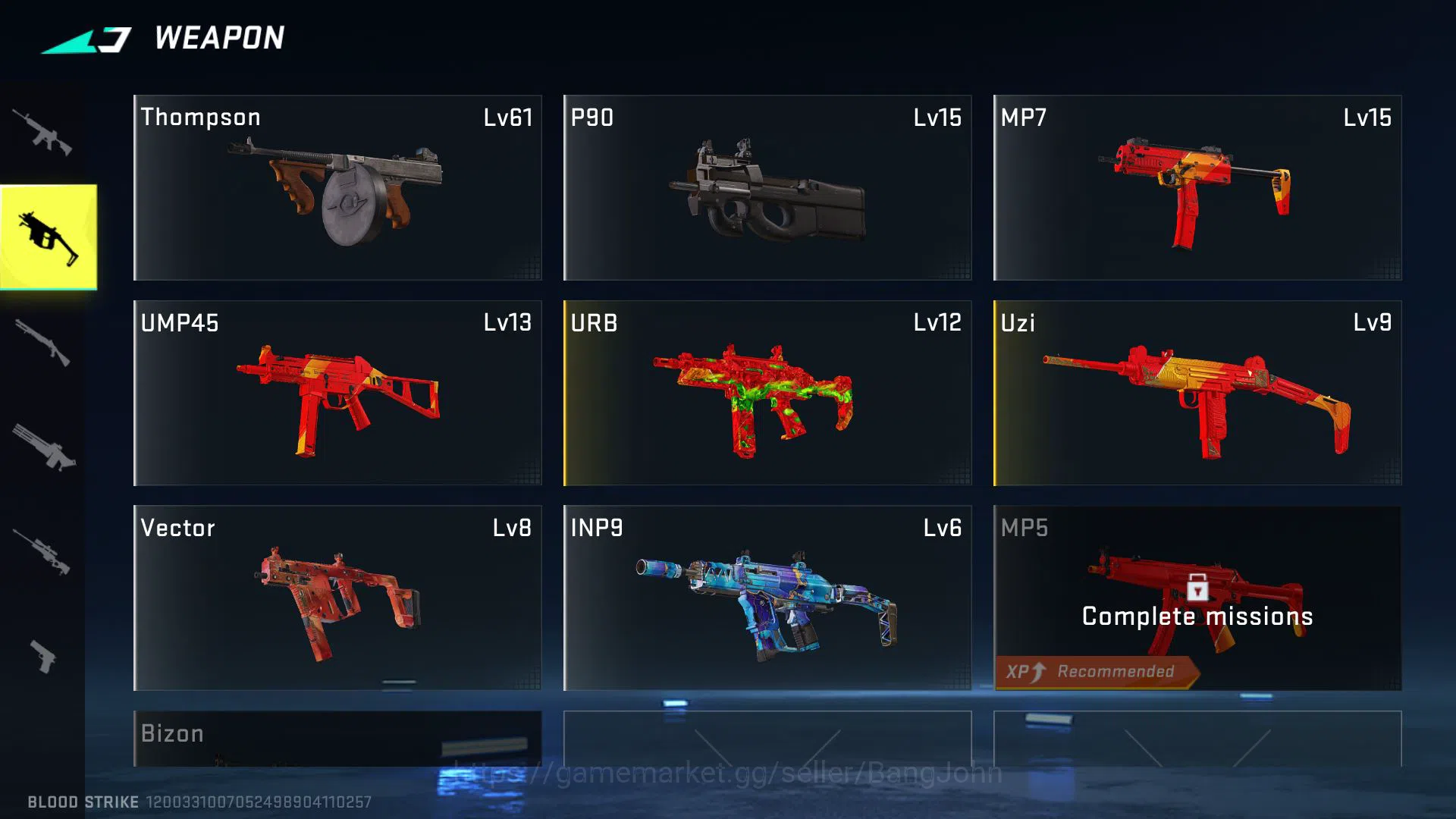 Blood Strike Accounts ASIA | Collab AK47 - Sacred Axe Ritta, Limited AR9 image 5