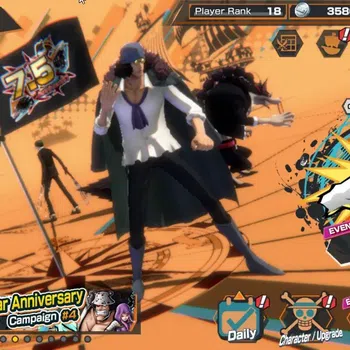One Piece Bounty Rush Accounts High-End Global|9 EX|G5 Luffy,BP Kuzan,Rob Lucci,BoM Kaido,Gol D