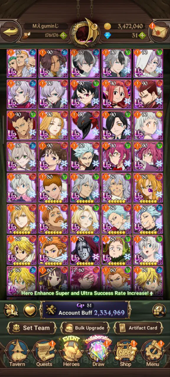 The Seven Deadly Sins: Grand Cross Others Asia | 2,3M CC | 2 LR Elizabeth+Hijack Gowter | 3  image 1