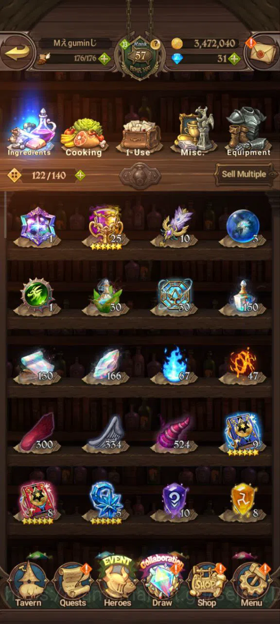 The Seven Deadly Sins: Grand Cross Accounts Others Asia | 2,3M CC | 2 LR Elizabeth+Hijack Gowter | 3 UR DKM+Chaos Arthur+WK 10