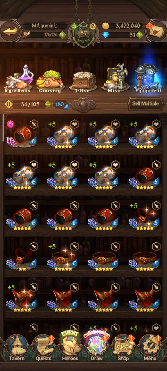 The Seven Deadly Sins: Grand Cross Accounts Others Asia | 2,3M CC | 2 LR Elizabeth+Hijack Gowter | 3 UR DKM+Chaos Arthur+WK 11