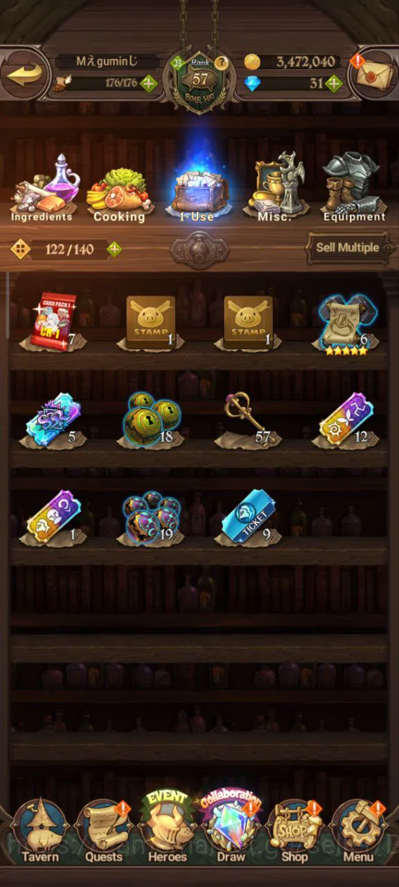 The Seven Deadly Sins: Grand Cross Accounts Others Asia | 2,3M CC | 2 LR Elizabeth+Hijack Gowter | 3 UR DKM+Chaos Arthur+WK 12