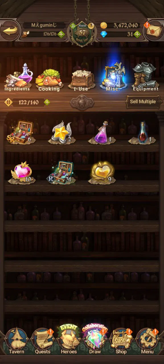 The Seven Deadly Sins: Grand Cross Accounts Others Asia | 2,3M CC | 2 LR Elizabeth+Hijack Gowter | 3 UR DKM+Chaos Arthur+WK 13