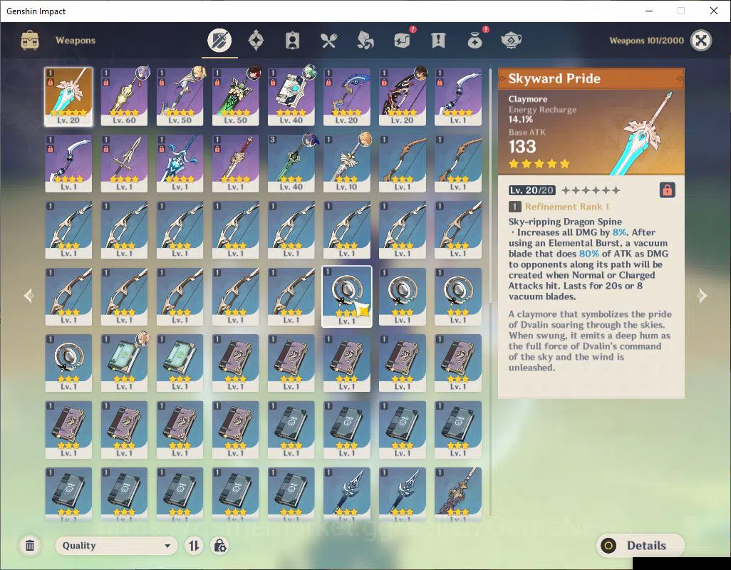 Genshin Impact Accounts ASIA|AR 42|1Limited+20(*4Character)| Linnea |Fregi image 11