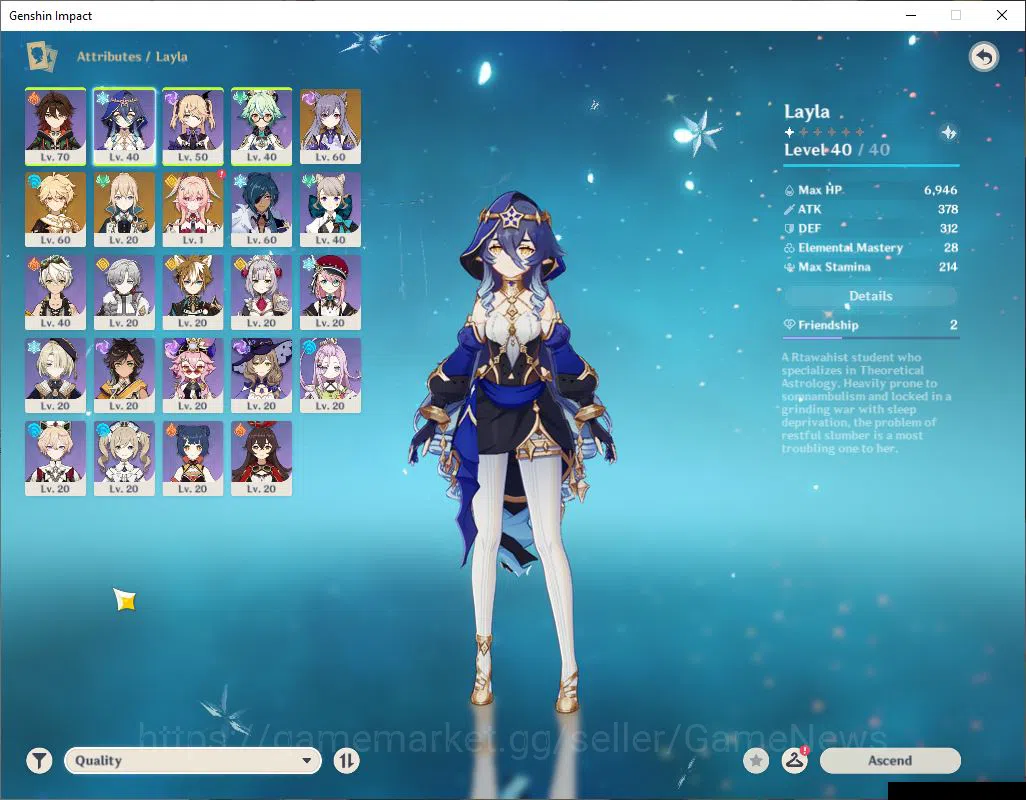 Genshin Impact Accounts ASIA|AR 42|1Limited+20(*4Character)| Linnea |Fregi image 12