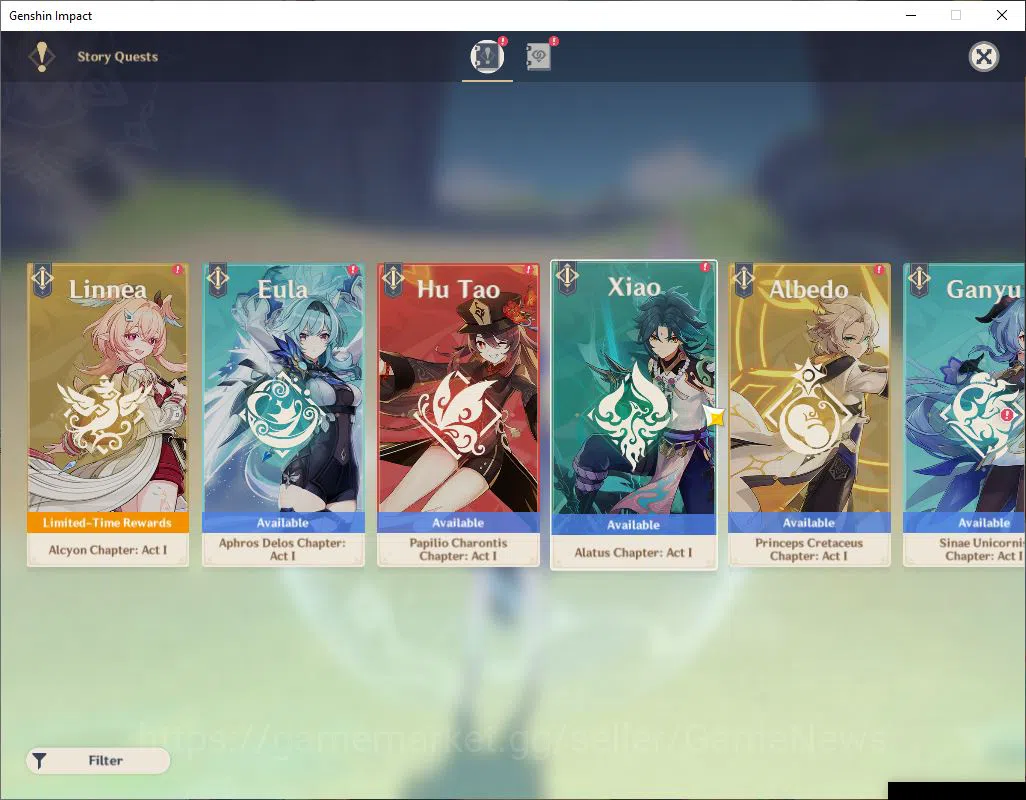 Genshin Impact Accounts ASIA|AR 42|1Limited+20(*4Character)| Linnea |Fregi image 4