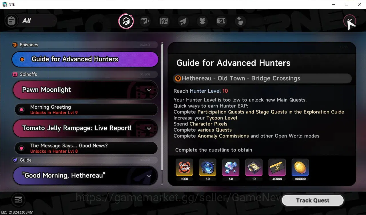 Neverness to Everness Accounts GLOBAL SEA|HL 7|3 SSR 2 Limited [Shinku,Hotori],Sakiri|2 Selector|Overcast Canopy 17