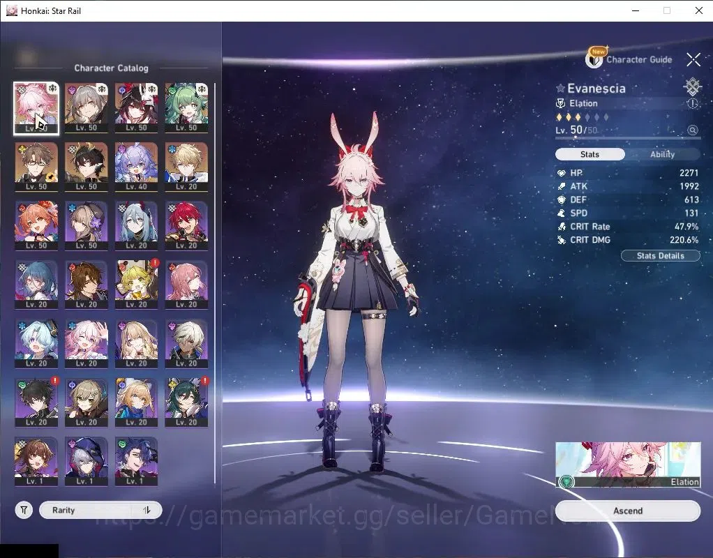 Honkai Star Rail Accounts Asia|TL 38|4 Limited| Evanescia+Sign,Huohuo E1,Spa image 4