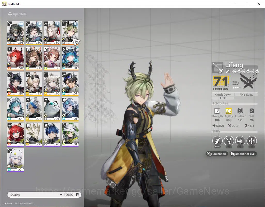 Arknights: Endfield Accounts ASIA|Lv 54|SSR 6(2Limit) [Laevatain+Sign,Gilberta] image 3