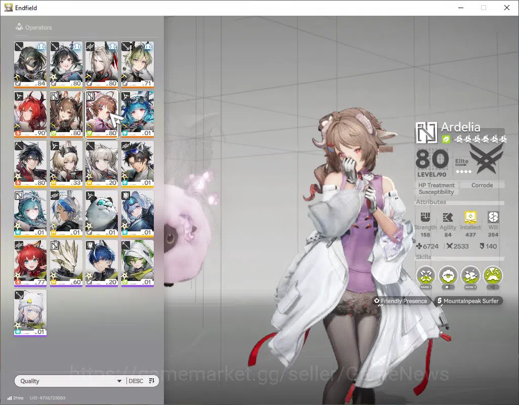 Arknights: Endfield Accounts ASIA|Lv 54|SSR 6(2Limit) [Laevatain+Sign,Gilberta] image 6