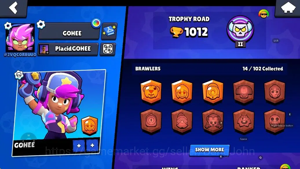 Brawl Stars Accounts Android | 1012Thropy|14 Brawler-1 Max Lv(Shelly+Hy image 2