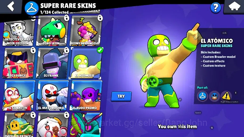 Brawl Stars Accounts Android | 1012Thropy|14 Brawler-1 Max Lv(Shelly+Hy image 8