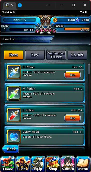 Grand Summoners Accounts Others GLOBAL|Fresh starter|Rank 1|Cristal 2443|Empres Yomi,Machine Jack,Keiones,etc|check SS|GS184B 3