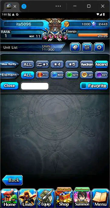 Grand Summoners Accounts Others GLOBAL|Fresh starter|Rank 1|Cristal 2443|Empres Yomi,Machine Jack,Keiones,etc|check SS|GS184B 5