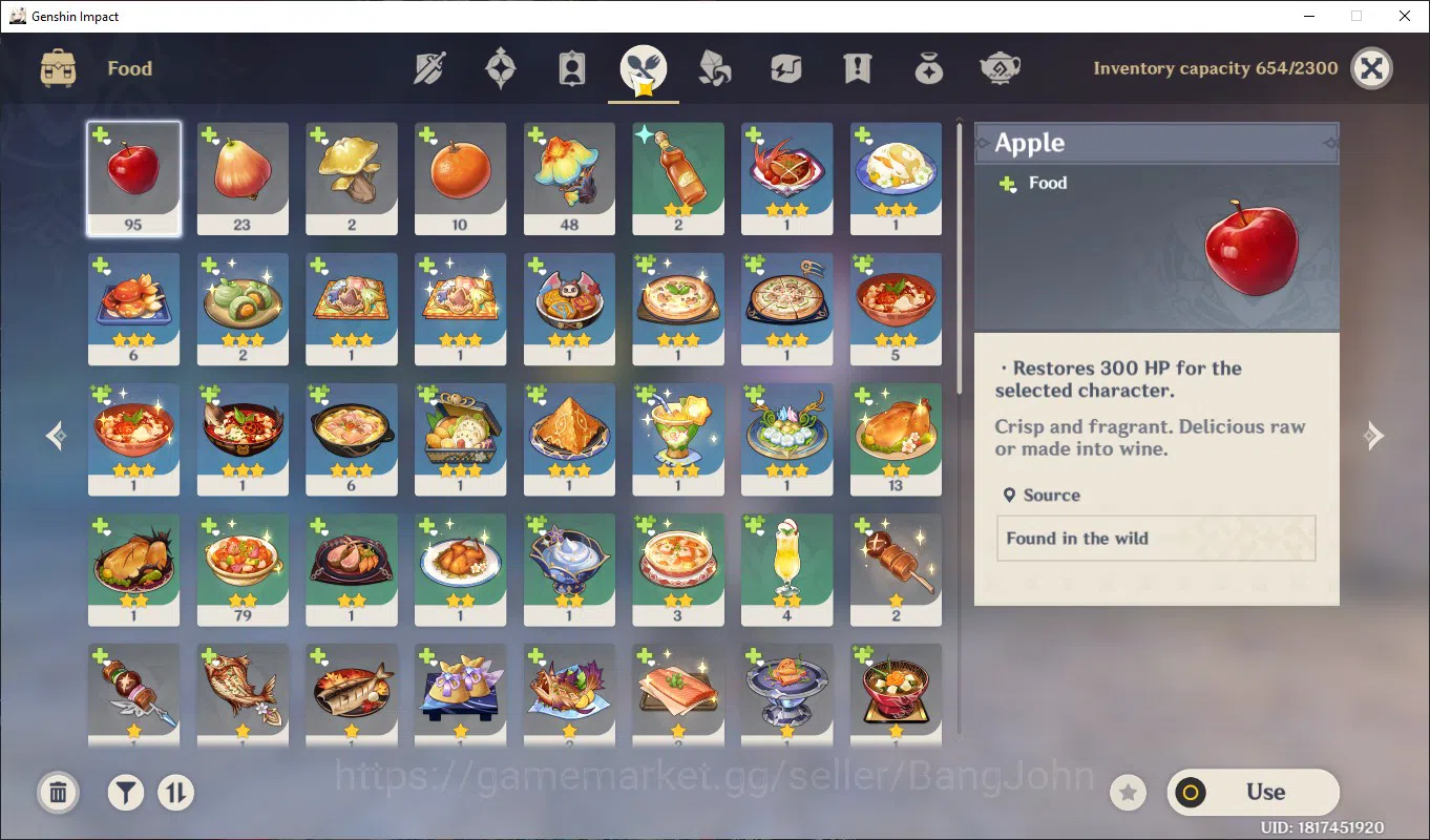 Genshin Impact Accounts ASIA | AR 55, arlechinno, bennet, durin, flins, co image 7