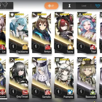 Arknights Accounts Starter Global|Starter Lv 2|60 Operator,2 Skin|2 Limited (Yu,W)|2 Selector|1-1 Terminal|BDay Unset|Take