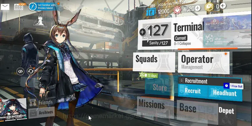 Arknights Accounts Lv 1 | 15 Operator | 4k Orundum | 1 Limited | [Sil image 5