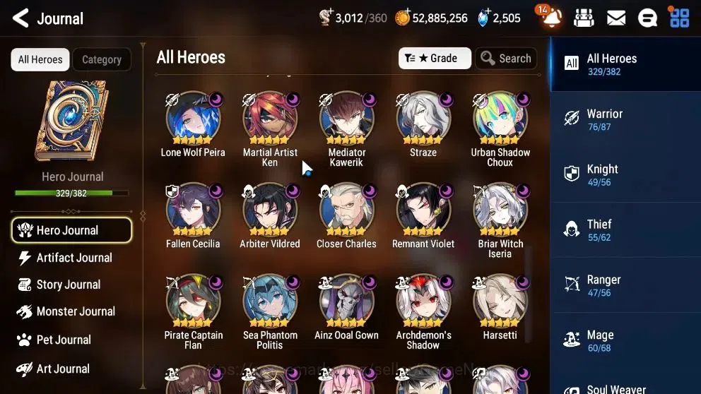 Epic Seven Accounts Collaboration Hero Global Verif|51 ML(BArunka,Harseti,Zio,Belian,LC Belona,etc)+Many Colab 7