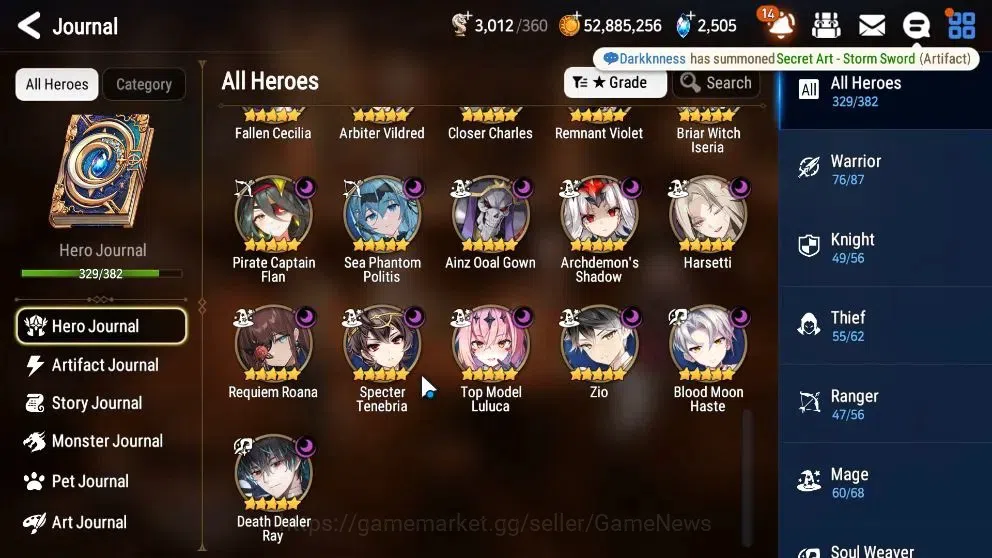 Epic Seven Accounts Collaboration Hero Global Verif|51 ML(BArunka,Harseti,Zio,Belian,LC Belona,etc)+Many Colab 8