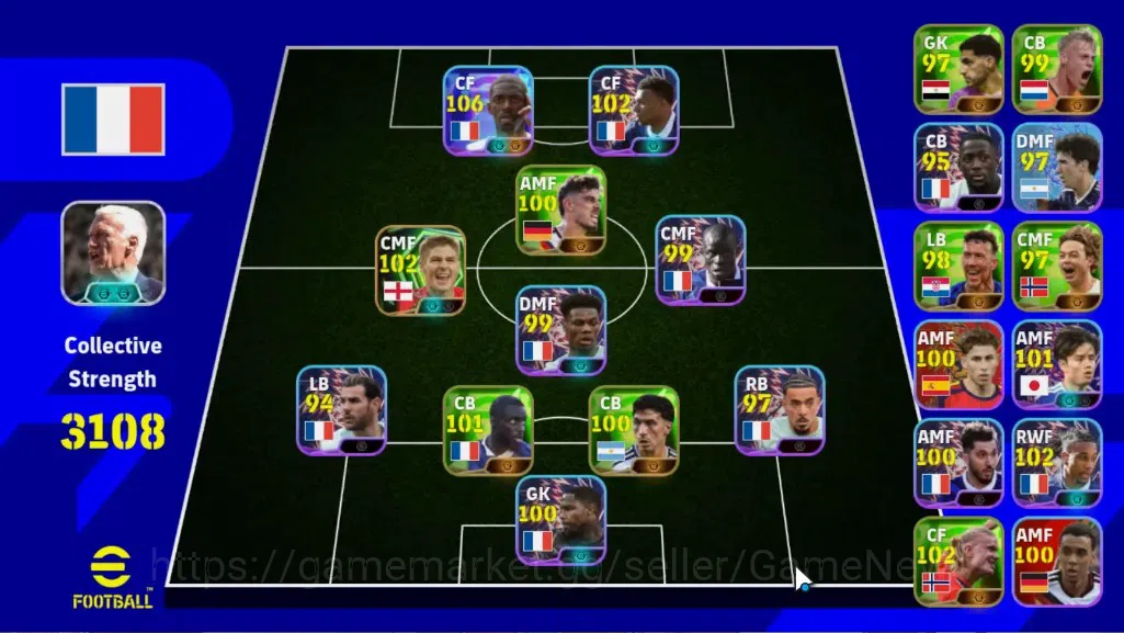 eFootball Accounts Legends & Iconic Players Android|National Team Pack France 2026|Epic Steven Gerrard,Andriy 1