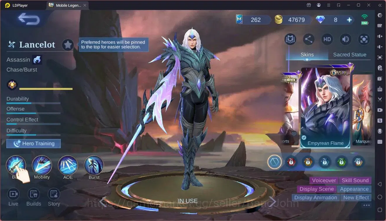 Mobile Legends: Bang Bang Accounts Global|Hero 103|Skin 185|Expert|Star Haya|CC Natal image 2