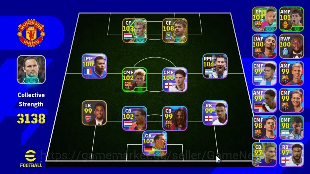 eFootball Accounts Legends & Iconic Players Android|Epic Diego Costa,Dennis Bergkamp,P.E.Aubameyang|Show Time Manuel Neuer 1