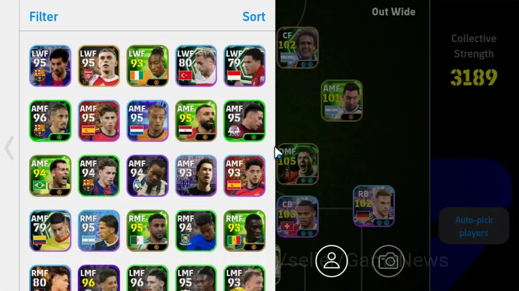 eFootball Accounts Android|Epic Wesley Sneijder,Cristian Abbiati,Stev image 3