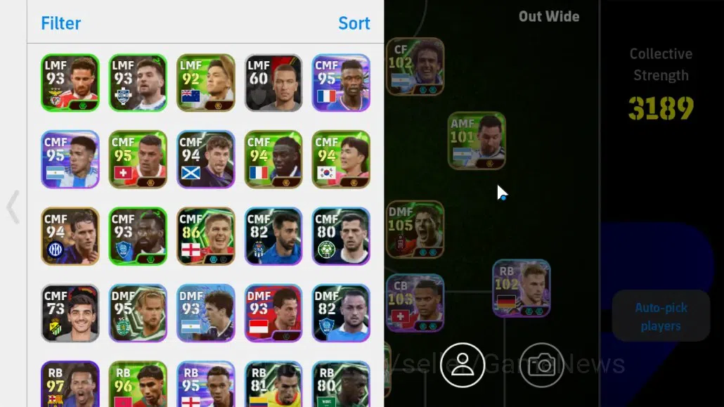 eFootball Accounts Android|Epic Wesley Sneijder,Cristian Abbiati,Stev image 4