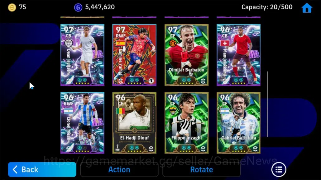 eFootball Accounts Android|Epic Wesley Sneijder,Cristian Abbiati,Stev image 8