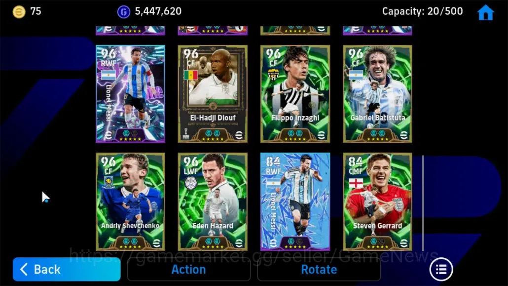 eFootball Accounts Android|Epic Wesley Sneijder,Cristian Abbiati,Stev image 9