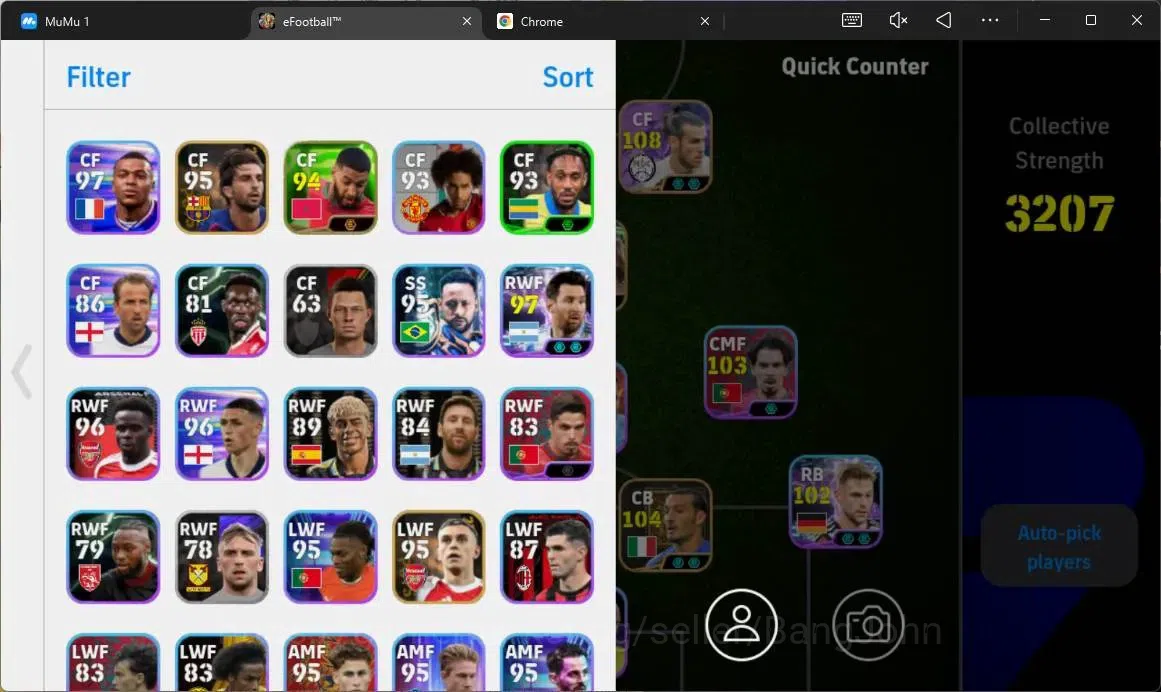 eFootball Accounts Mobile|PW 3207|Epic Cruyff,De rossi,Ronaldo,Zambro image 2