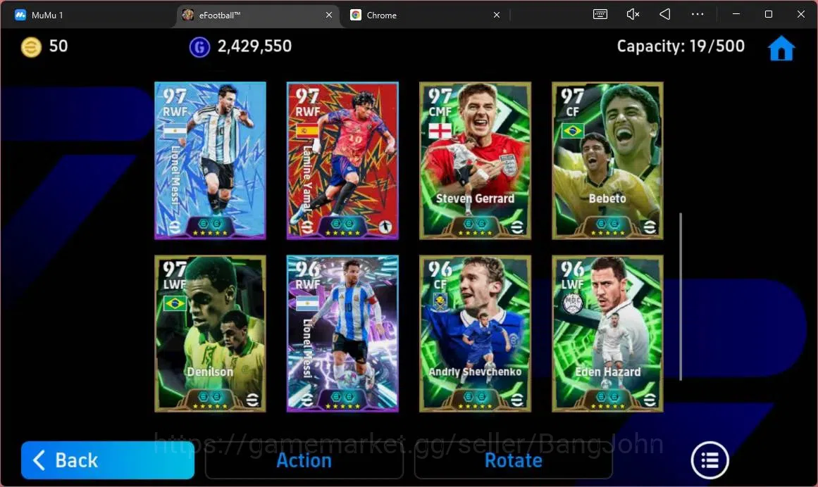 eFootball Accounts Mobile|PW 3207|Epic Cruyff,De rossi,Ronaldo,Zambro image 4