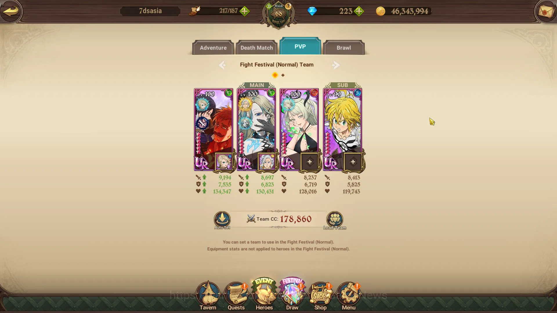 The Seven Deadly Sins: Grand Cross Accounts Asia|2,3M CC|223 DM|1 LR+8 UR|Elizabeth,Salos,Sabu image 10