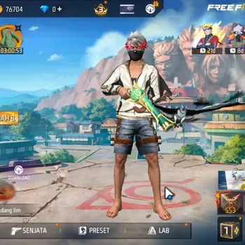 Free Fire Accounts Indo|2 EVO FAMAS Demonic & Groza Popblaster|M1887 Emerald,Frostfire Fist Etc|Pain Bundle|204 Vault 67