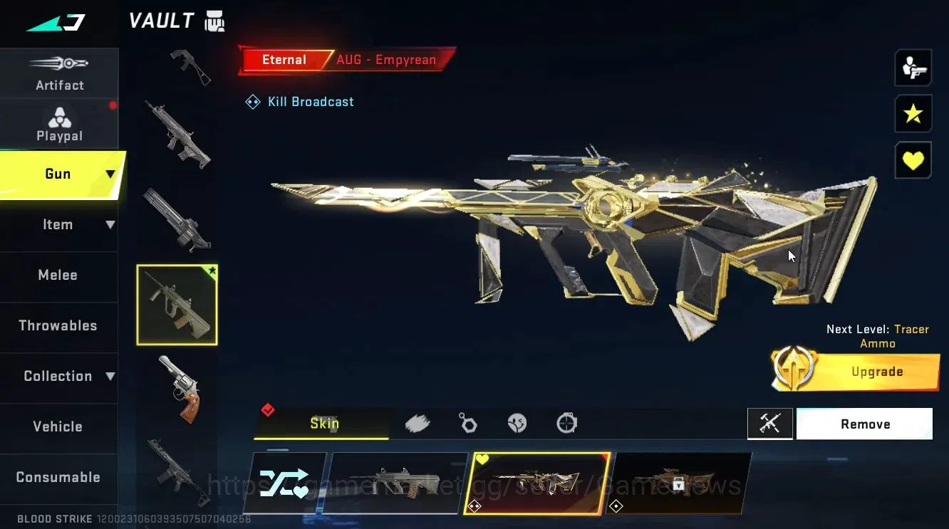 Blood Strike Accounts ASIA|ETERNAL AUG-Empyrean Lv3|ULTRA[Aircraft-Plum image 6