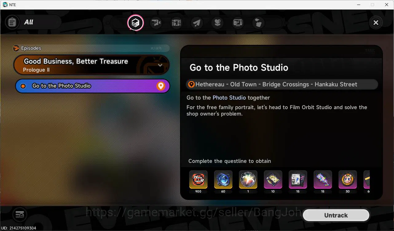 Neverness to Everness Accounts EU|starter LVL 5, S Hathor, S fadia, 8 char,  + se image 2