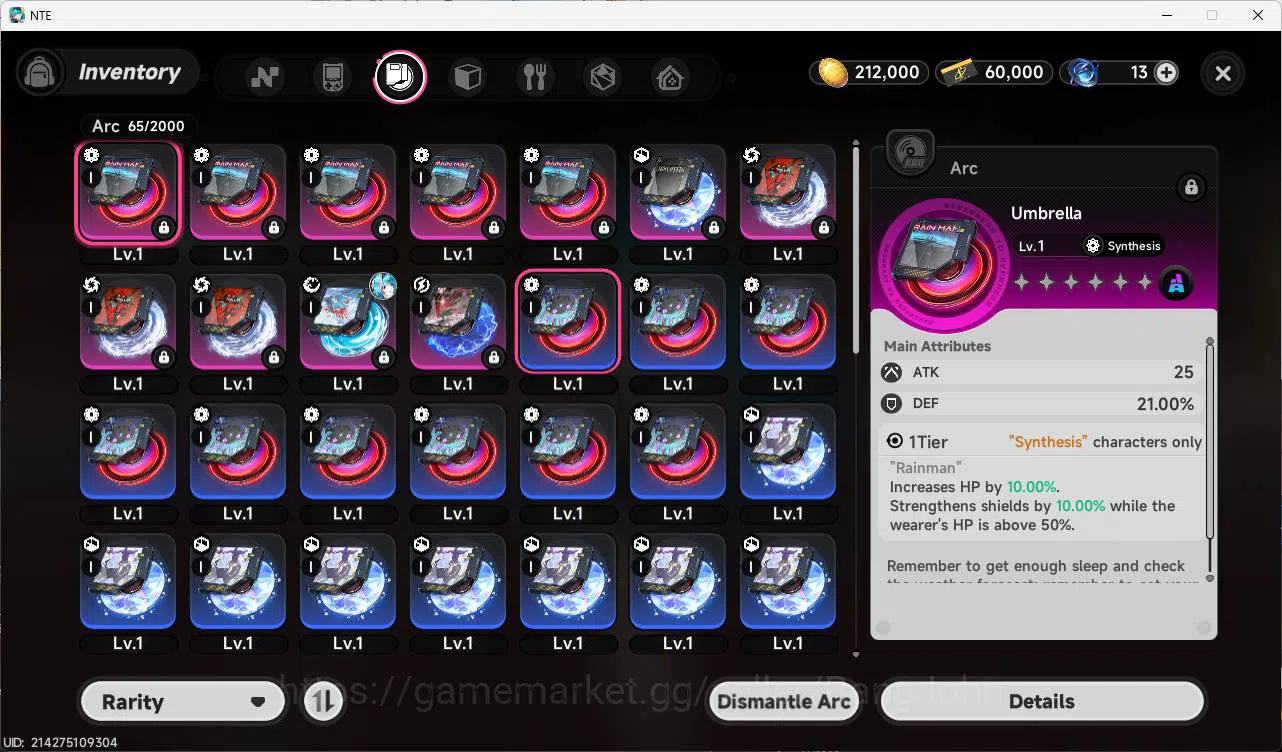 Neverness to Everness Accounts EU|starter LVL 5, S Hathor, S fadia, 8 char,  + se image 9