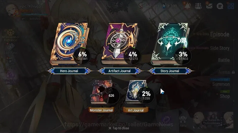 Epic Seven Accounts GLOBAL Unverif|New Era|2 ML(Rhiana & Luciel,Dark C image 3