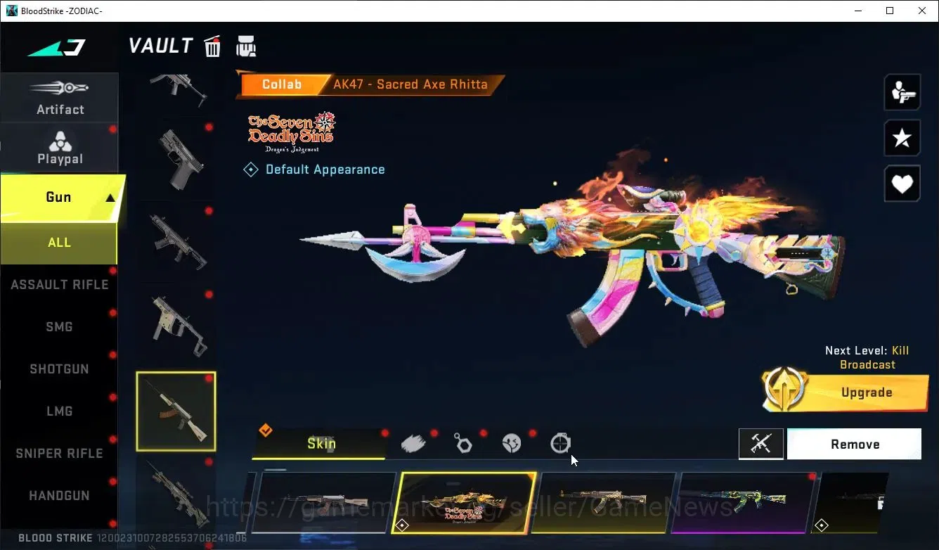 Blood Strike Accounts ASIA|ETERNAL DeAgle+MELEE SCYTHE-LunaSlash,COLLAB  image 15