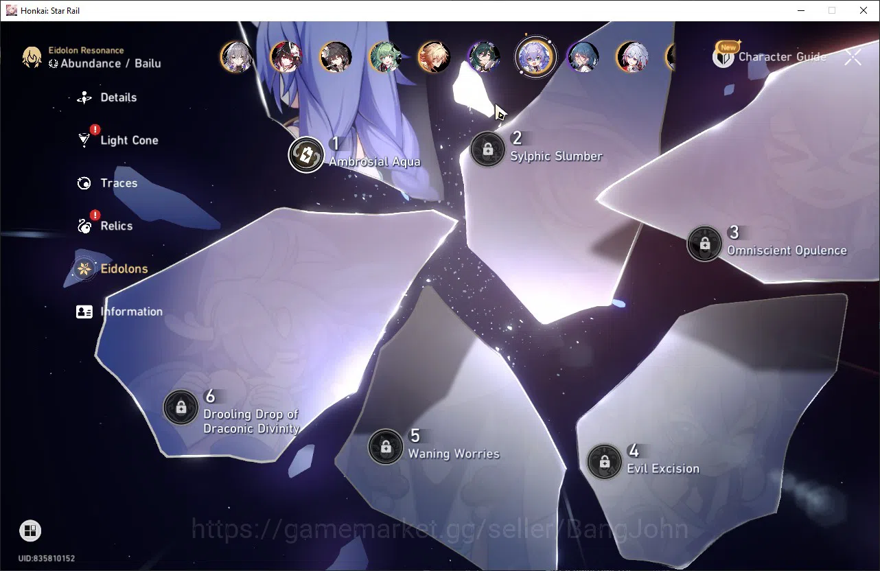 Honkai Star Rail Accounts Asia TL 68 | 15 Limit | Prime Team SW999 + Sign |  image 6