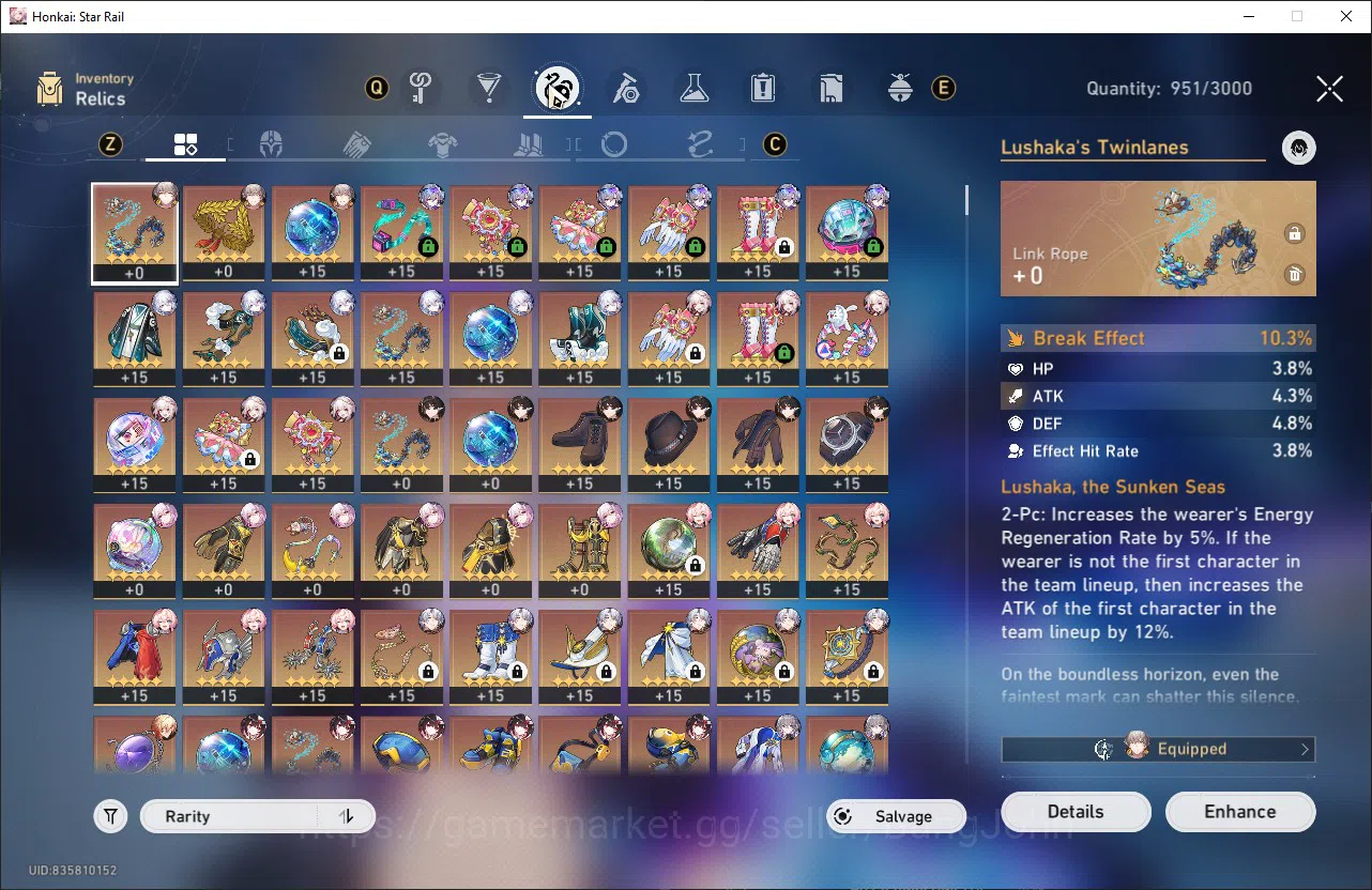 Honkai Star Rail Accounts Asia TL 68 | 15 Limit | Prime Team SW999 + Sign |  image 9