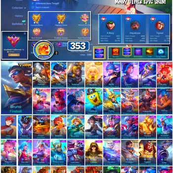 Mobile Legends: Bang Bang Collector #3814 353 Skins | Collector Natalia | Drawing Brun image 1