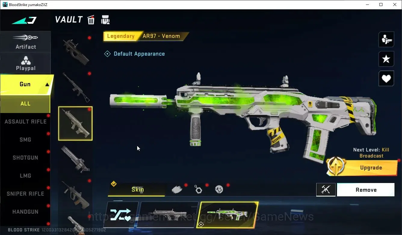 Blood Strike Accounts ASIA|MELEE ButerFly knife+ 2 ULTRA [JET-Black0ut,M image 13