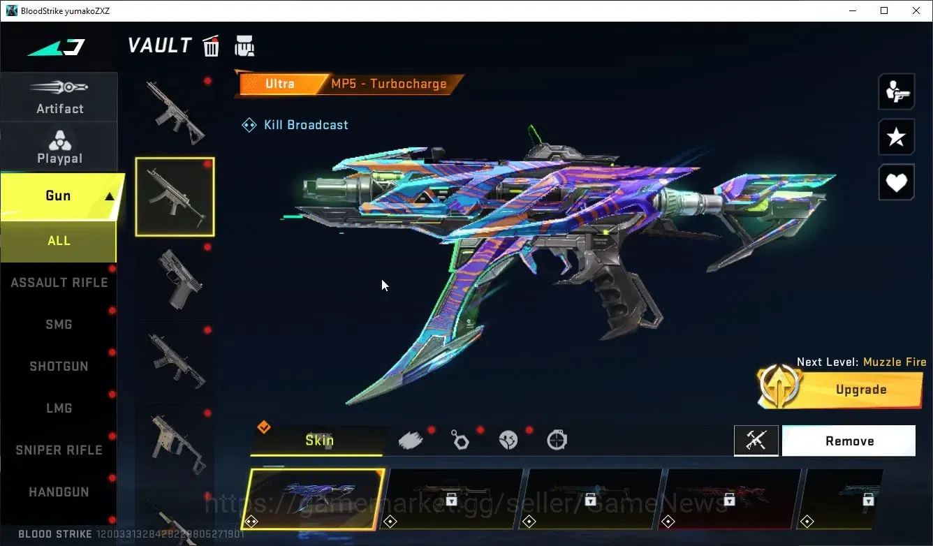 Blood Strike Accounts ASIA|MELEE ButerFly knife+ 2 ULTRA [JET-Black0ut,M image 5