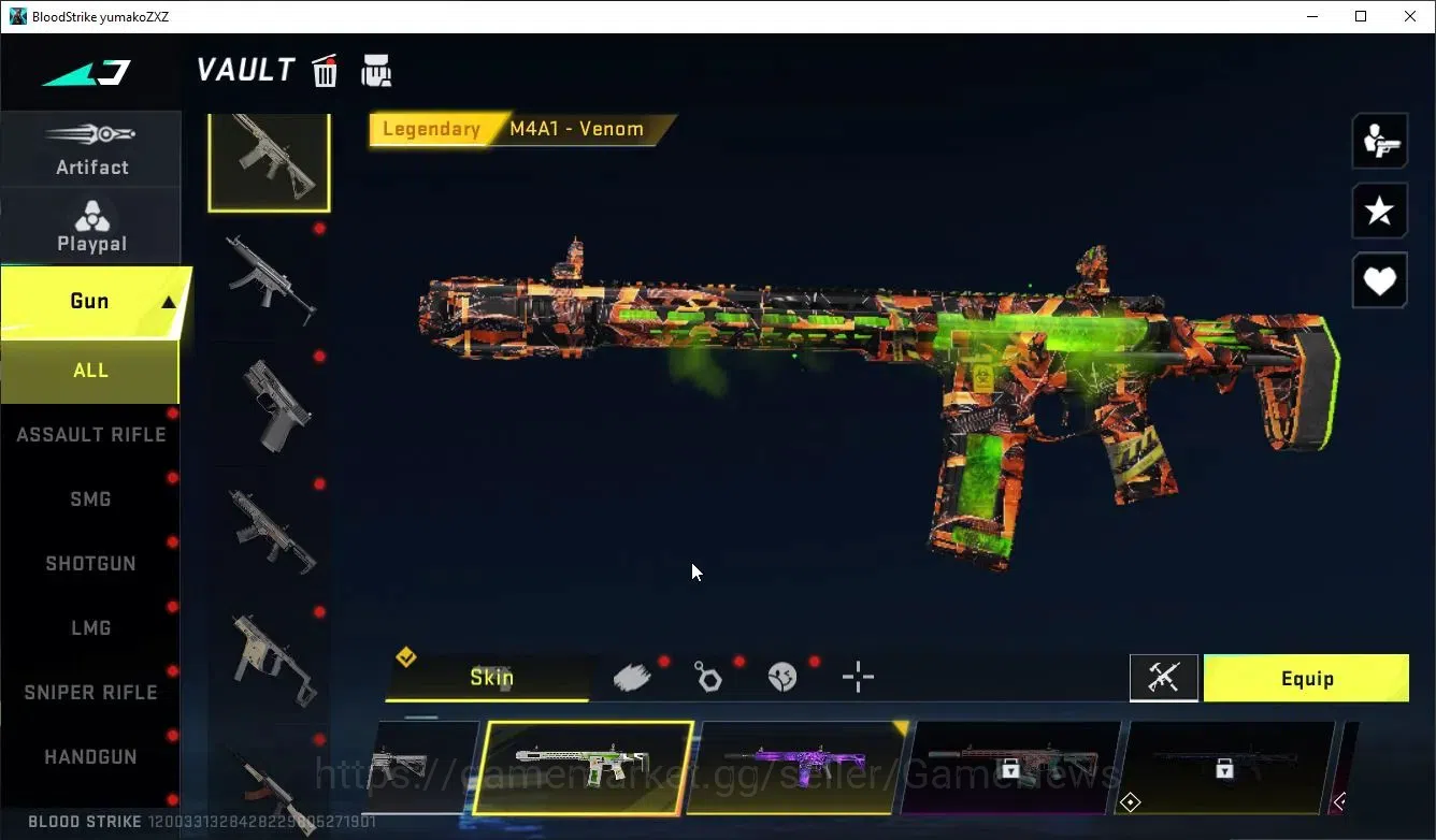 Blood Strike Accounts ASIA|MELEE ButerFly knife+ 2 ULTRA [JET-Black0ut,M image 7