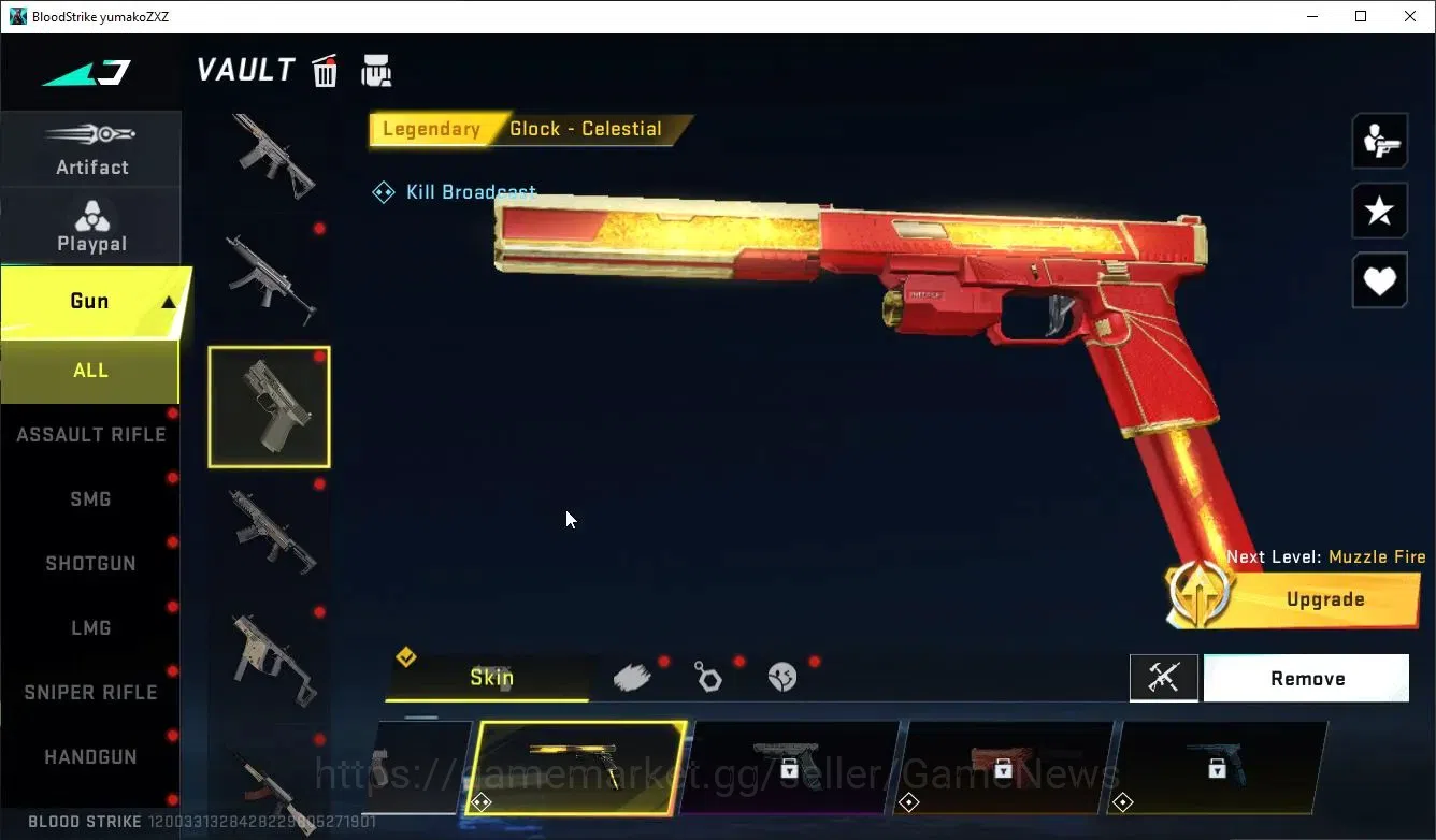Blood Strike Accounts ASIA|MELEE ButerFly knife+ 2 ULTRA [JET-Black0ut,M image 8