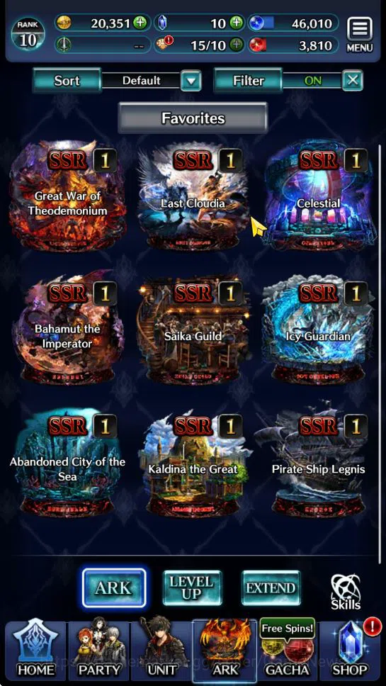 Last Cloudia Accounts Low-End GLOBAL | Rank 10 | Collab DMC (Dante) TopTierUnit (Knight Of God Mauna,GH Adel) |9 SSR ARK 2