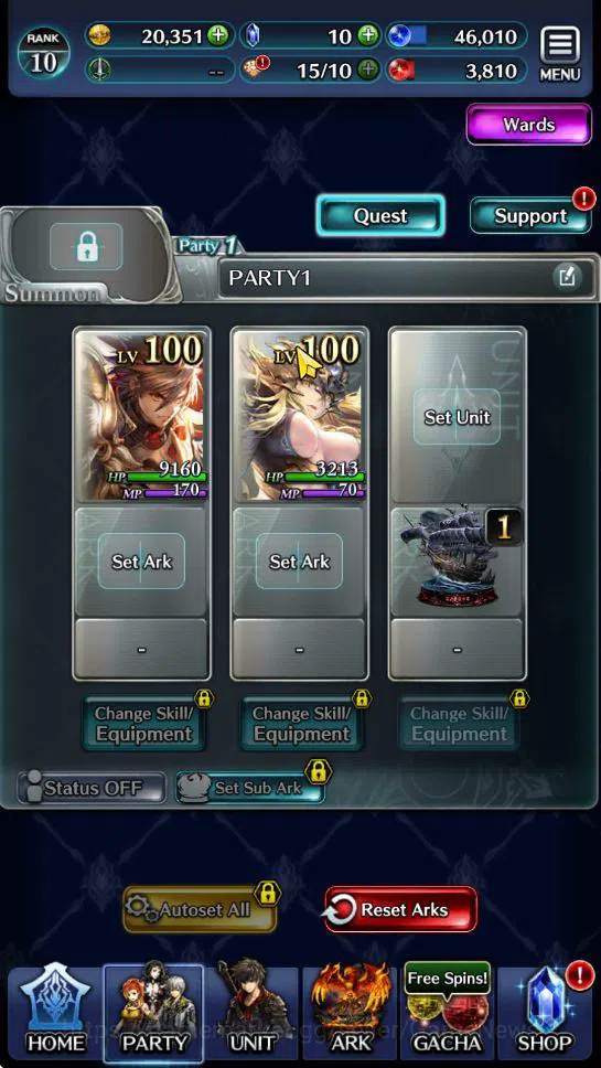 Last Cloudia Accounts Low-End GLOBAL | Rank 10 | Collab DMC (Dante) TopTierUnit (Knight Of God Mauna,GH Adel) |9 SSR ARK 3
