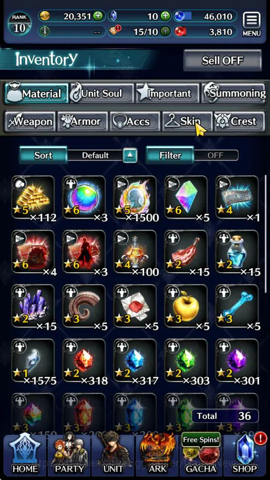 Last Cloudia Accounts Low-End GLOBAL | Rank 10 | Collab DMC (Dante) TopTierUnit (Knight Of God Mauna,GH Adel) |9 SSR ARK 5
