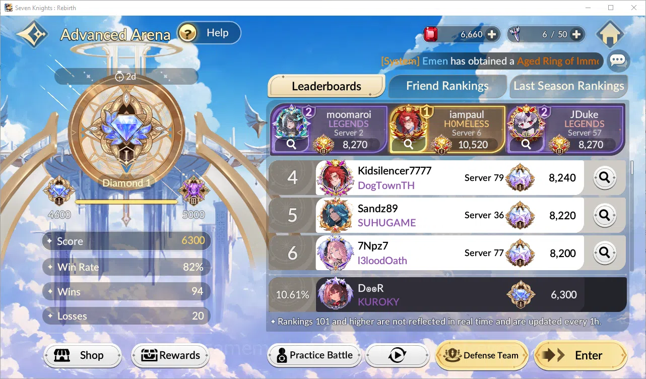 Seven Knights Re:Birth Accounts GLOBAL SEA ENDGAME| Full 5 Ex-7k & 17 TC6+ (Wukong image 11